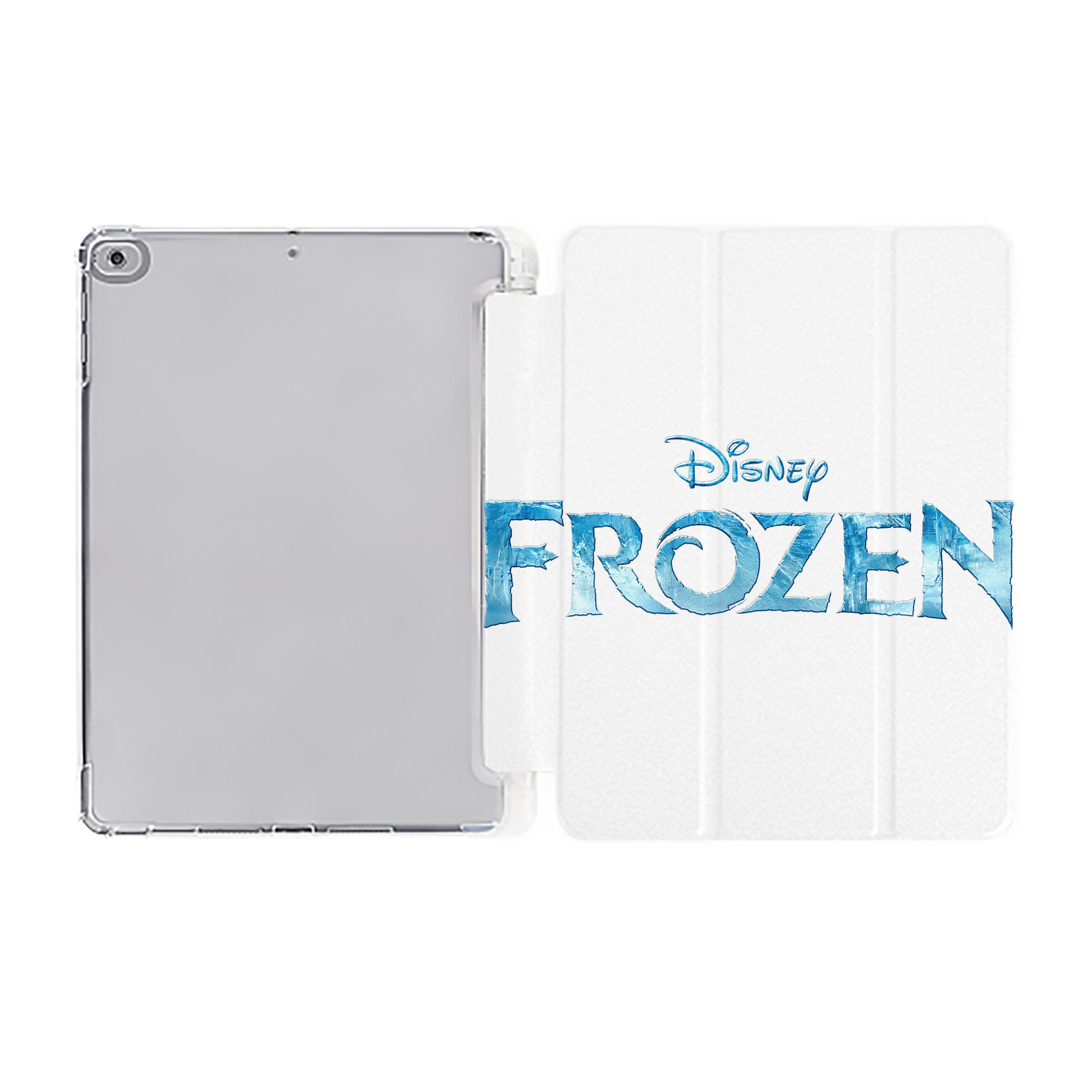 （画像用） アナと雪の女王 アンナ エルサ Frozen Anna Elsa IPad ケース ペン収納付き 三つ折りスタンド PUレザー×シリコン 対応機種9.5/10.5/10.9インチ